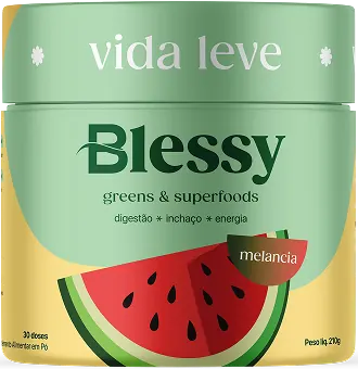 Pote de Blessy greens melancia 🍉